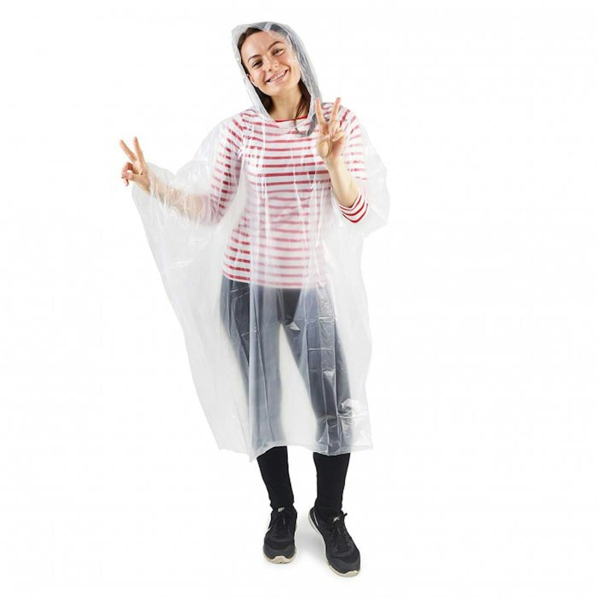 Disposable Poncho - custom logo